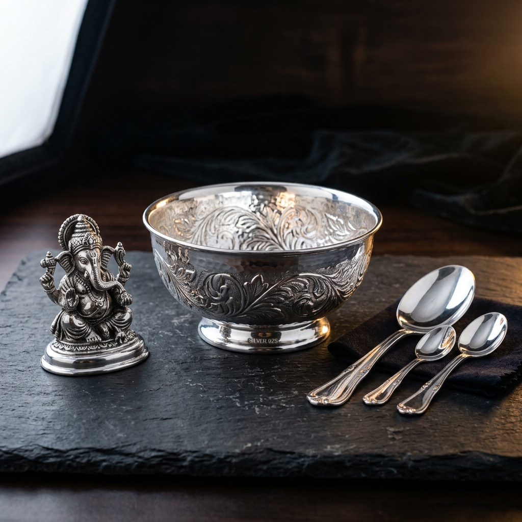 Decorative premium silver articles