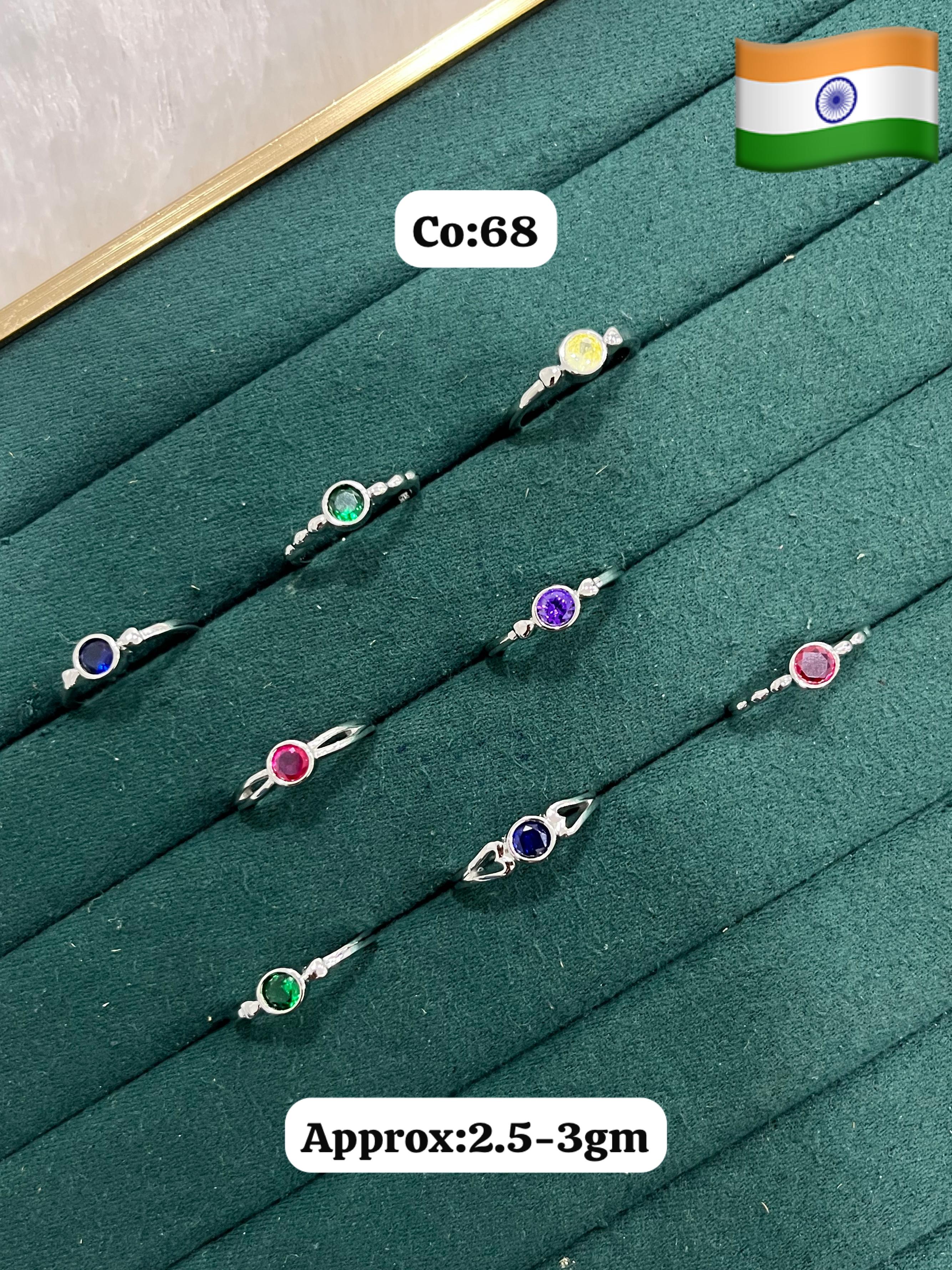 Single stone ladies rings