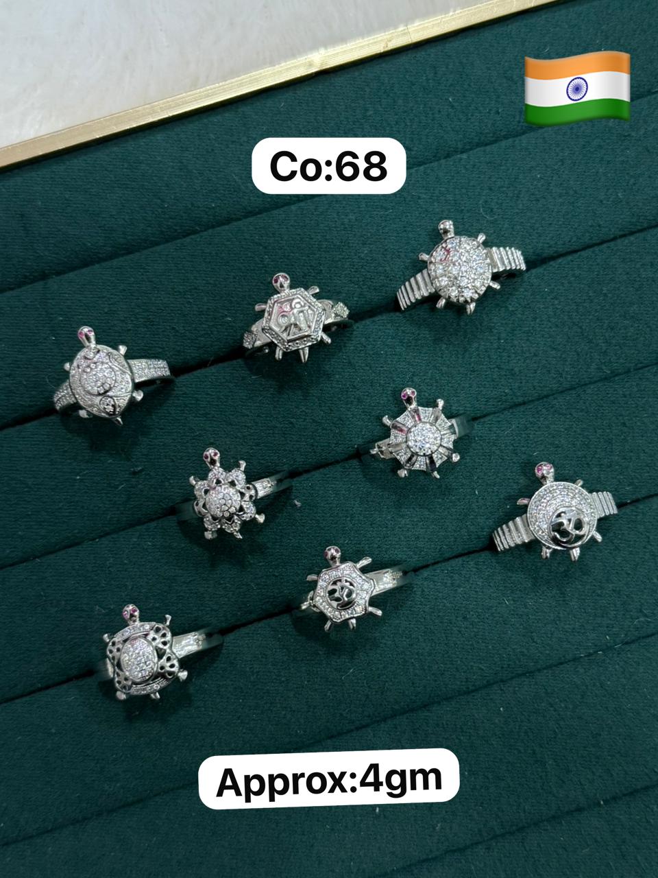 Cz Ladies tortoise rings
